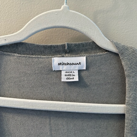 Stitchcount Gray Cardigan - Picture 2 of 6